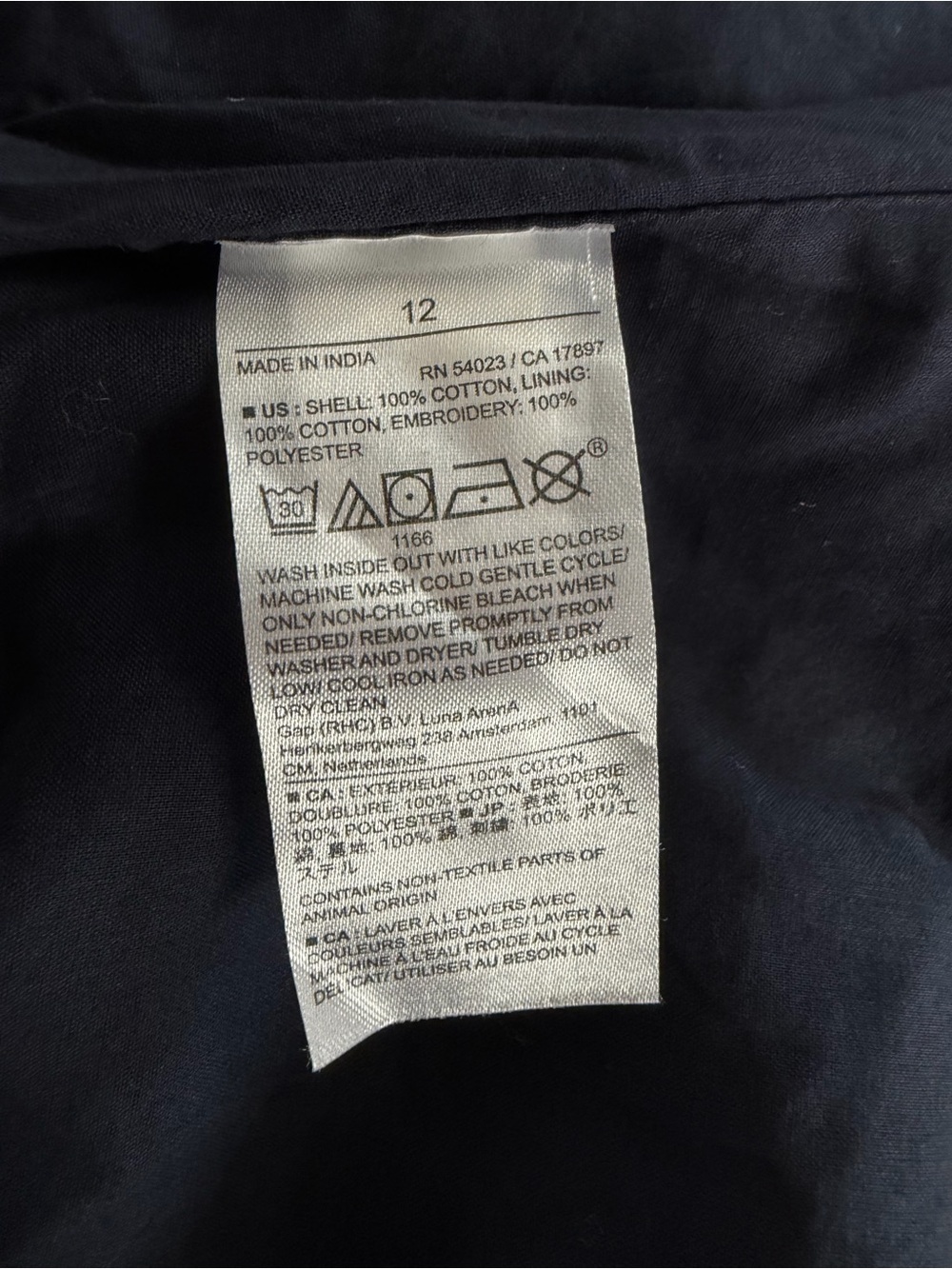 NWT Banana Republic Embroidered Poplin Mini Dress - Picture 13 of 14